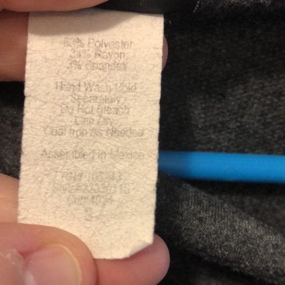 Bobeau one button wrap cardigan size small grey long sleeve - Picture 4 of 6